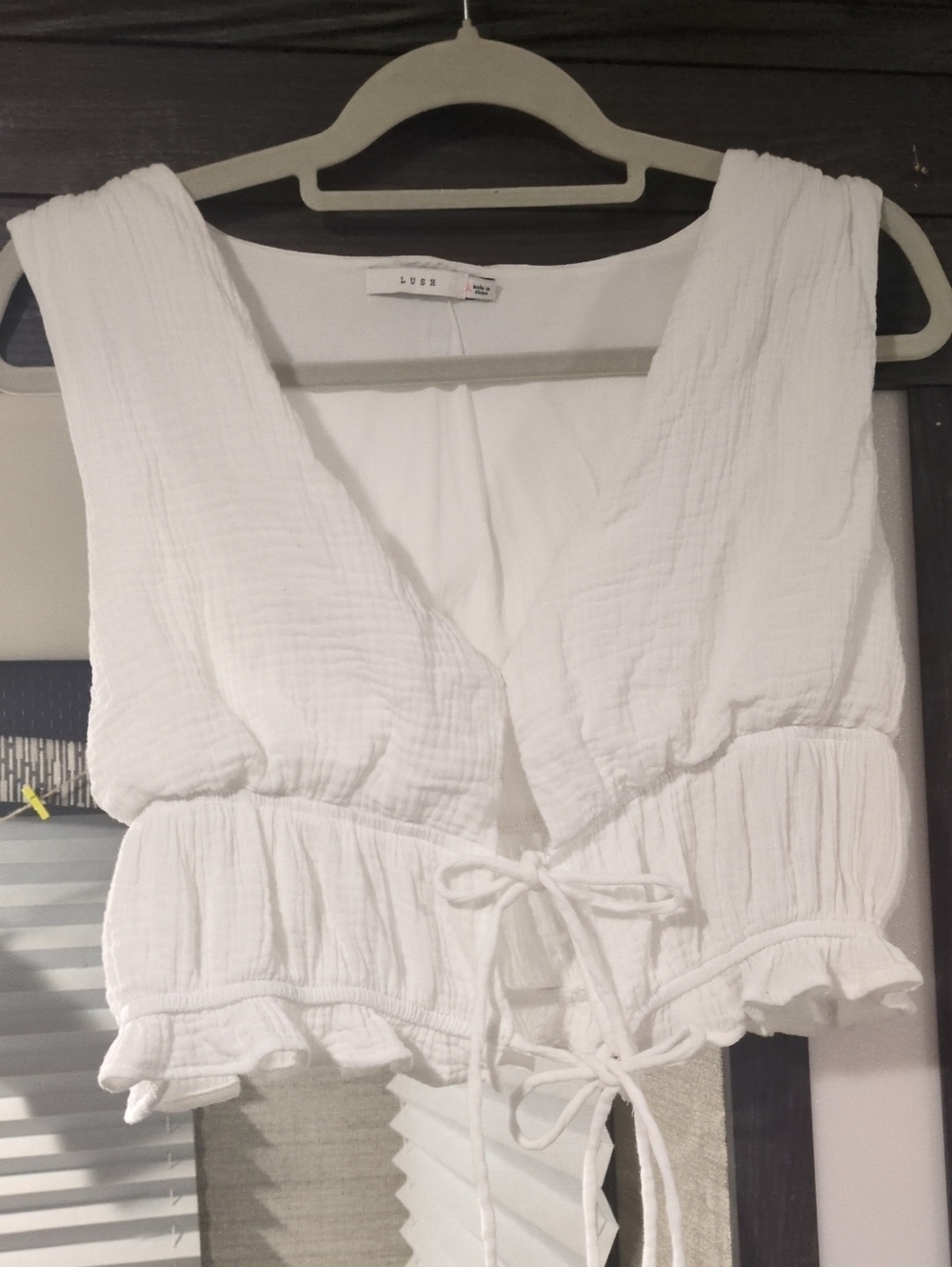 Lush Front Tie Top